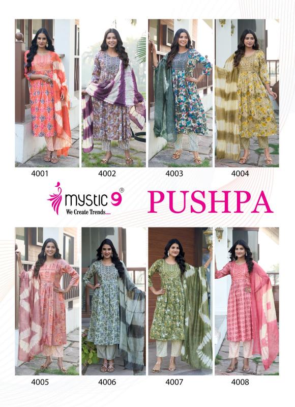 Mystic 9 Pushpa Vol 4 catalog stylish kurti online in india