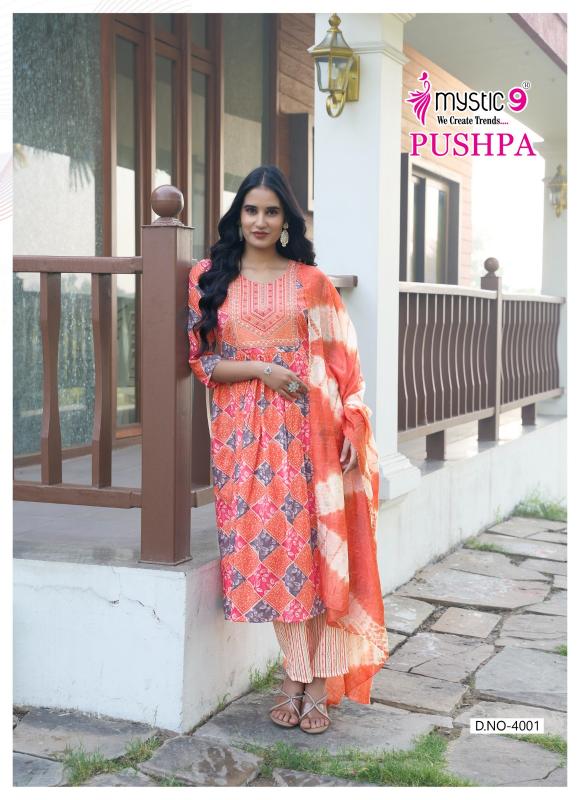 Mystic 9 Pushpa Vol 4 catalog stylish kurti online in india