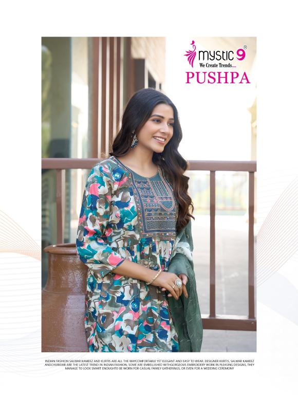 Mystic 9 Pushpa Vol 4 catalog stylish kurti online in india