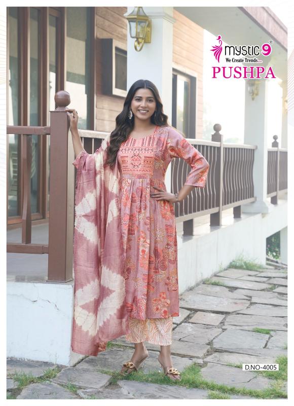 Mystic 9 Pushpa Vol 4 catalog stylish kurti online in india