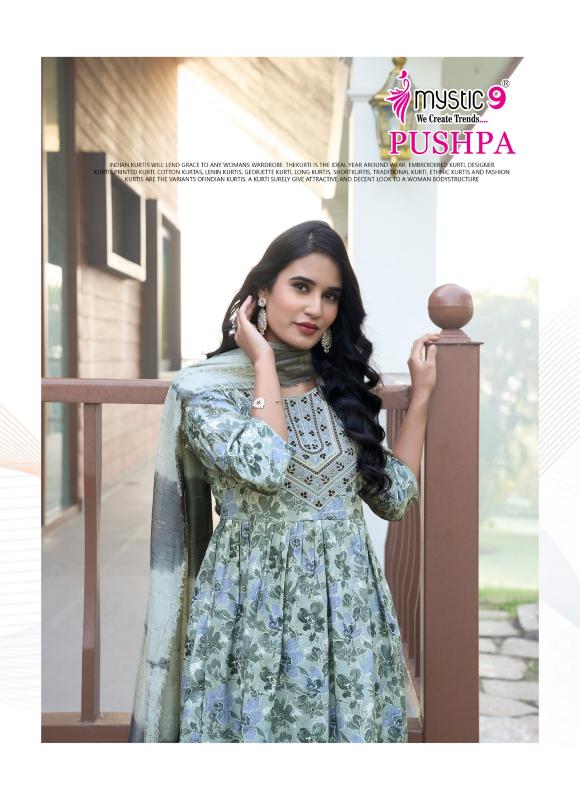 Mystic 9 Pushpa Vol 4 catalog stylish kurti online in india