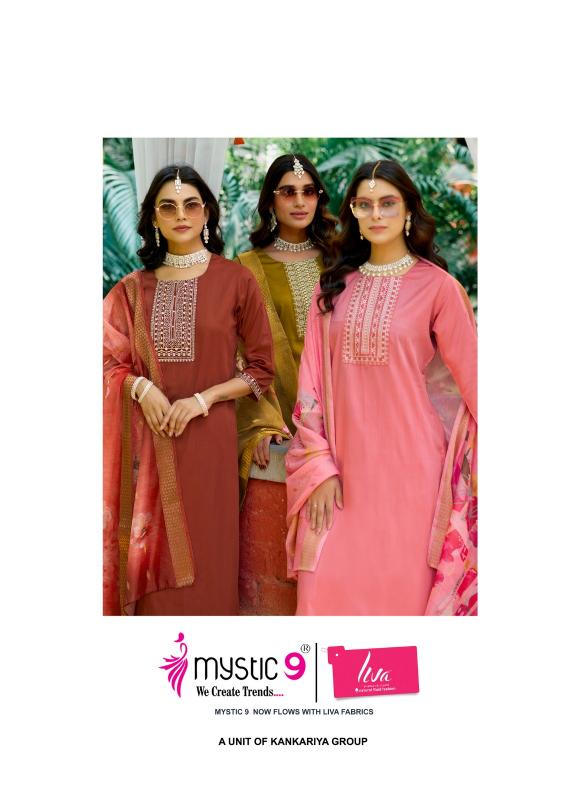 Mystic 9 Rich Gold Vol 4 catalog ethnic kurtis online india