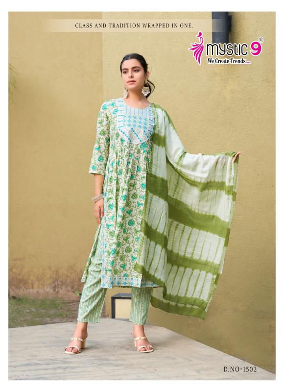 Mystic 9 Sara Vol 15 Catalog best quality pure rayon kurti online india