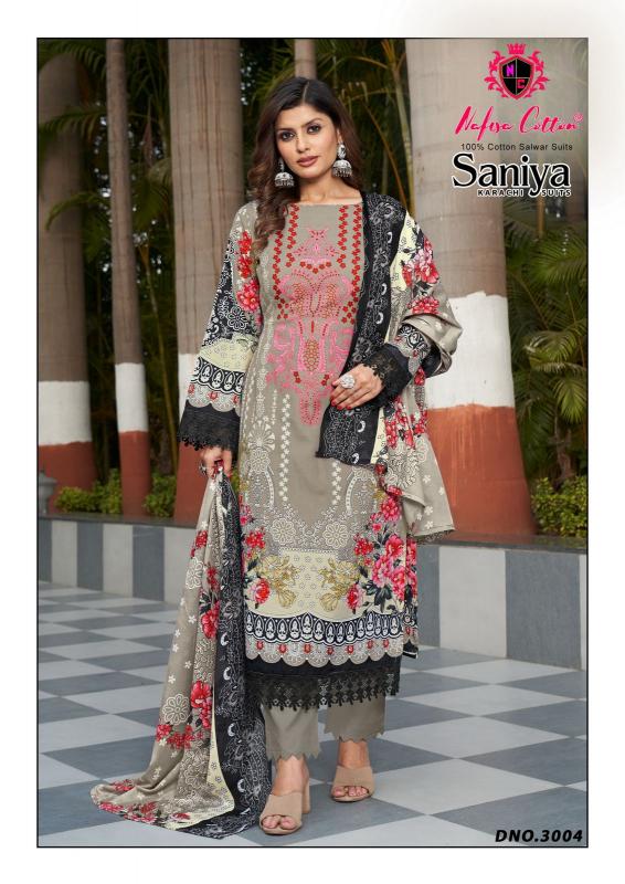 Nafisa Saniya Vol-03 – Karachi Dress Material - Wholesale Catalog