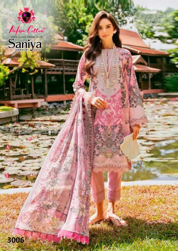 Nafisa Saniya Vol-03 – Karachi Dress Material - Wholesale Catalog