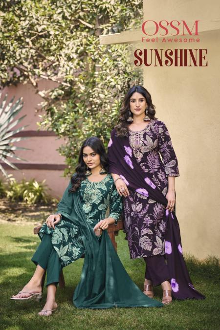 Ossm Sunshine catalog traditional colours kurtis in india