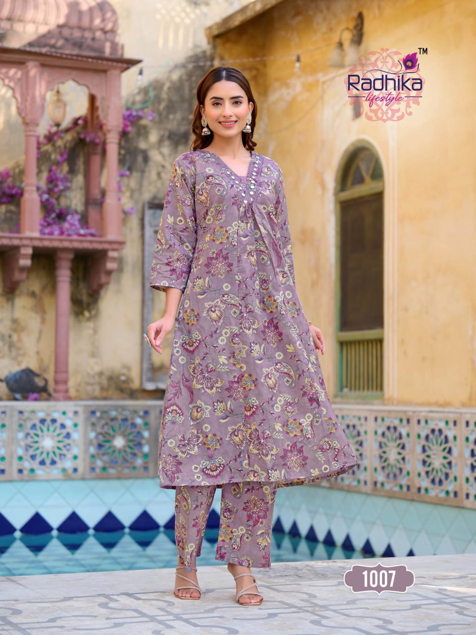 Radhika Lifestyle COTTON BELLS Vol 1 catalog cotton kurti plazzo manufracture on india mart from jaipur