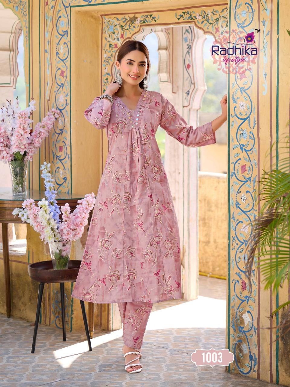 Radhika Lifestyle COTTON BELLS Vol 1 catalog cotton kurti plazzo manufracture on india mart from jaipur