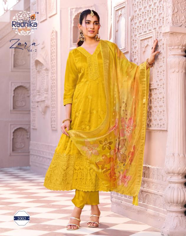 Radhika Lifestyle Zara Vol 2 catalog kurti wholesale suppliers in india