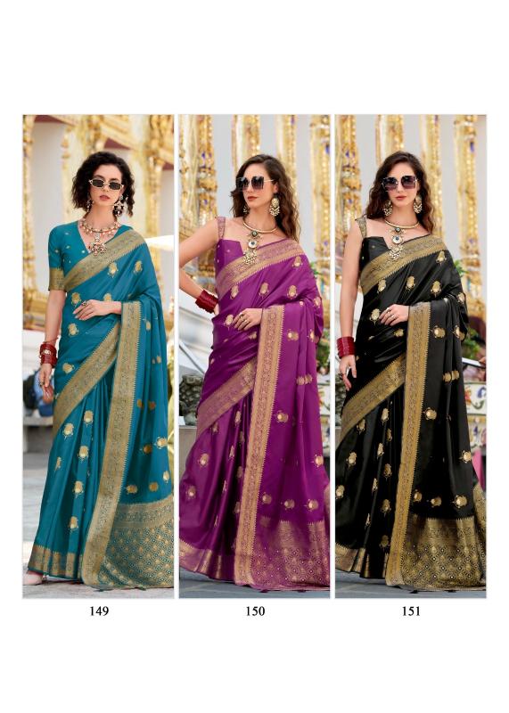 Rajpath White Rose Catalog pure satin sarees online india