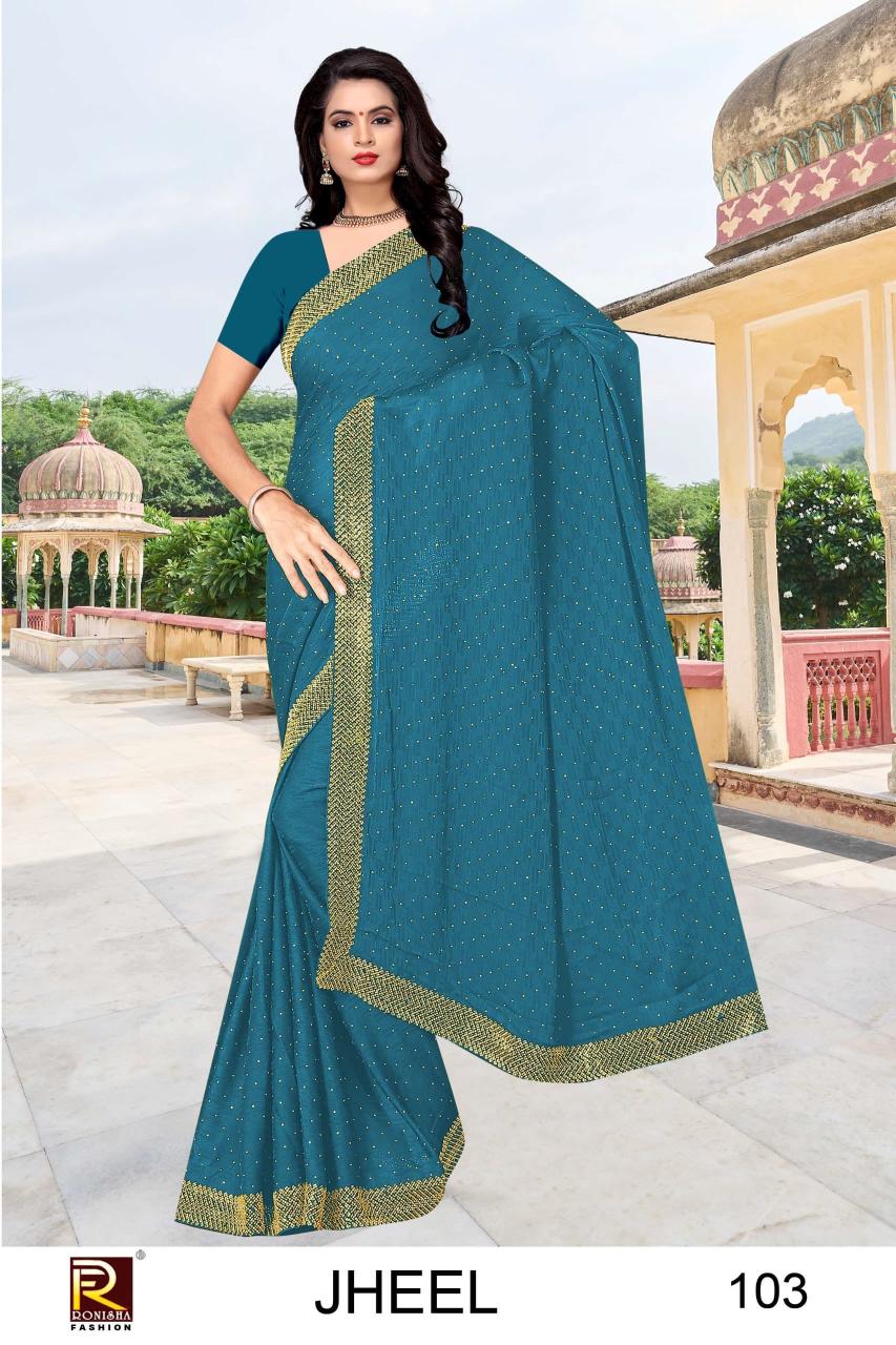 Ronisha Jheel catalog india mart sarees party wear