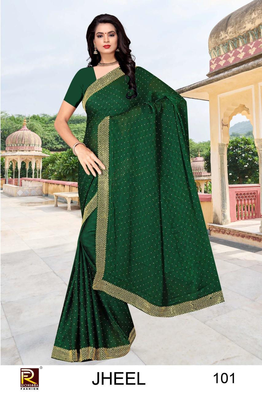 Ronisha Jheel catalog india mart sarees party wear