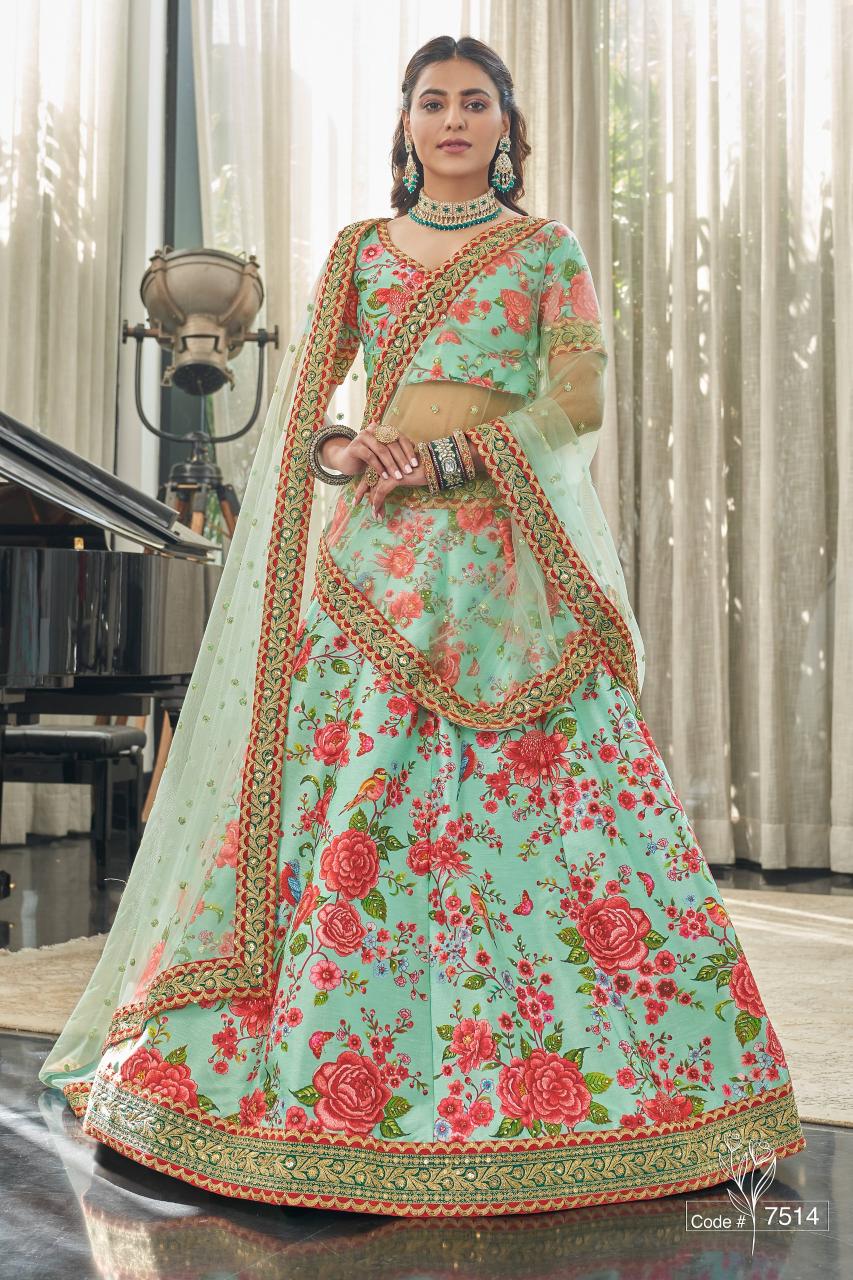 Sabella 7514 catalog lehenga choli suit wholesale