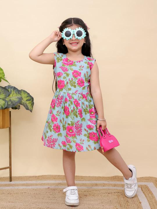 Sabella Premium Kids Cotton Frock at wholesale rate 