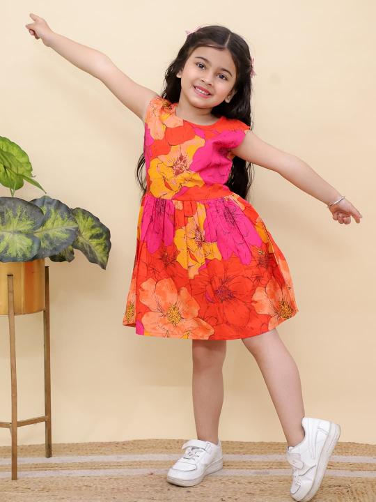 Sabella Premium Kids Cotton Frock at wholesale rate 