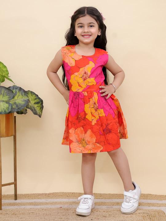 Sabella Premium Kids Cotton Frock at wholesale rate 