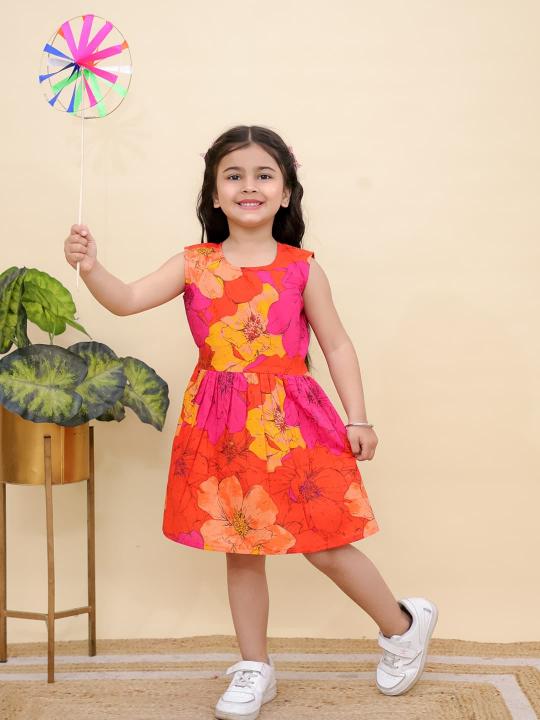 Sabella Premium Kids Cotton Frock at wholesale rate 