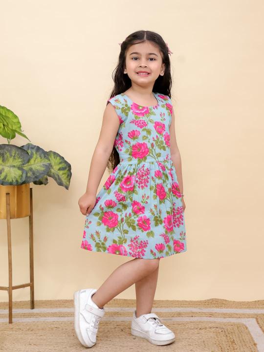 Sabella Premium Kids Cotton Frock at wholesale rate 