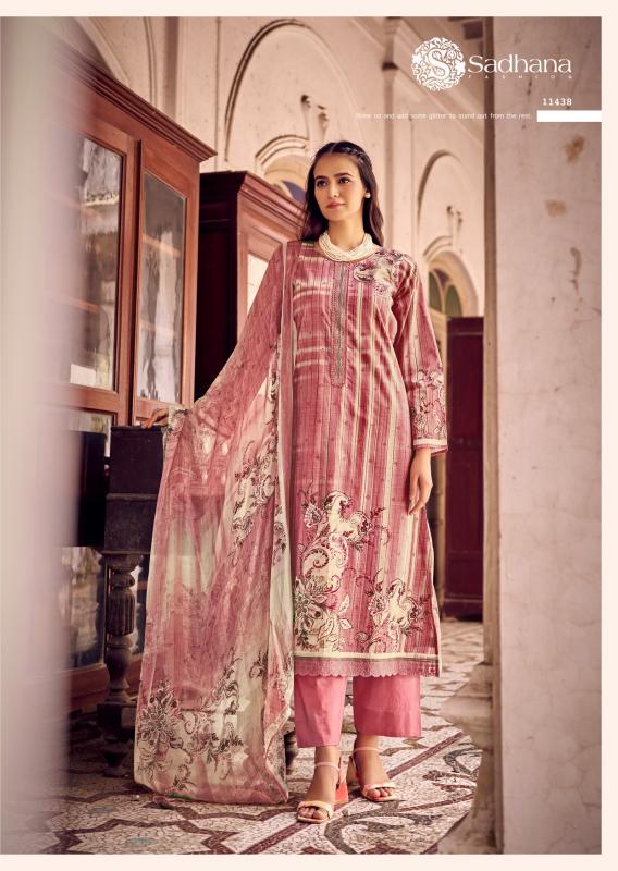 Sadhana Fashion Rohi catalog peplum suits pakistani