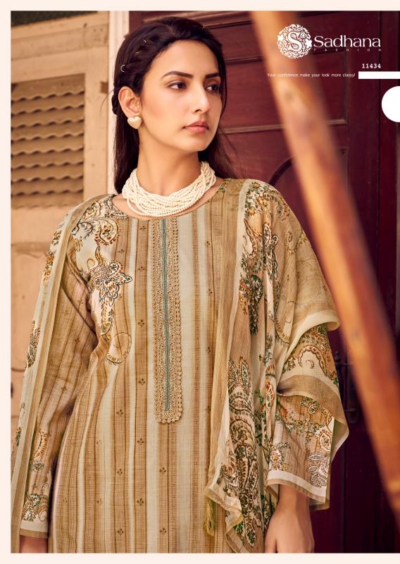 Sadhana Fashion Rohi catalog peplum suits pakistani