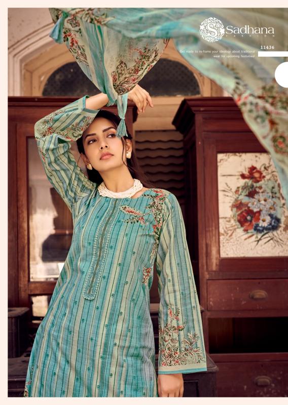 Sadhana Fashion Rohi catalog peplum suits pakistani