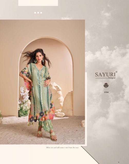 Sayuri Jhoomar Nx Catalog kaftan kurtis online india