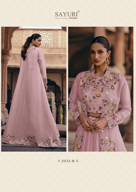 Sayuri Mahotsav Gold catalog lndo western party wear