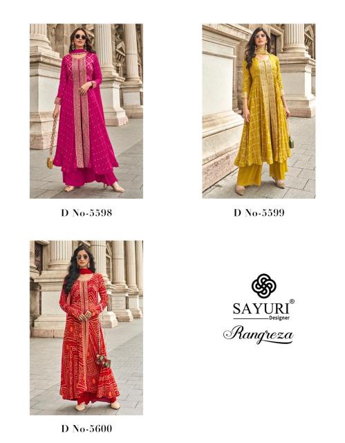 Sayuri Rangreza catalog designer salwar kameez women