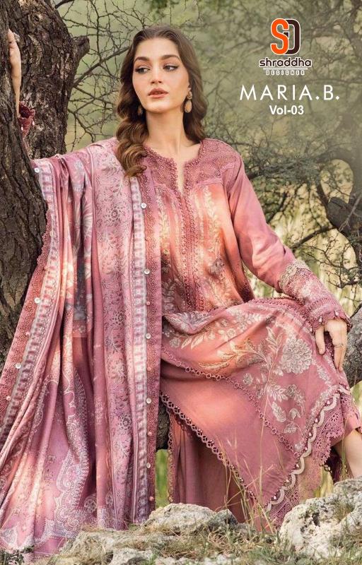 Shraddha Maria B Vol 3 catalog plazo suit pakistani 