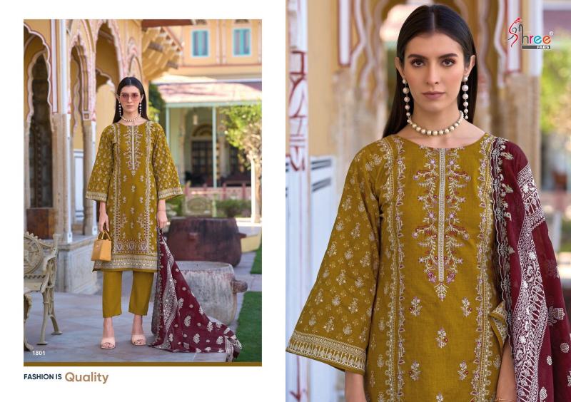 Shree Fabs Bin Saeed Lawn Collection Vol 18 catalog pakistani suits wholesalers in pakistan