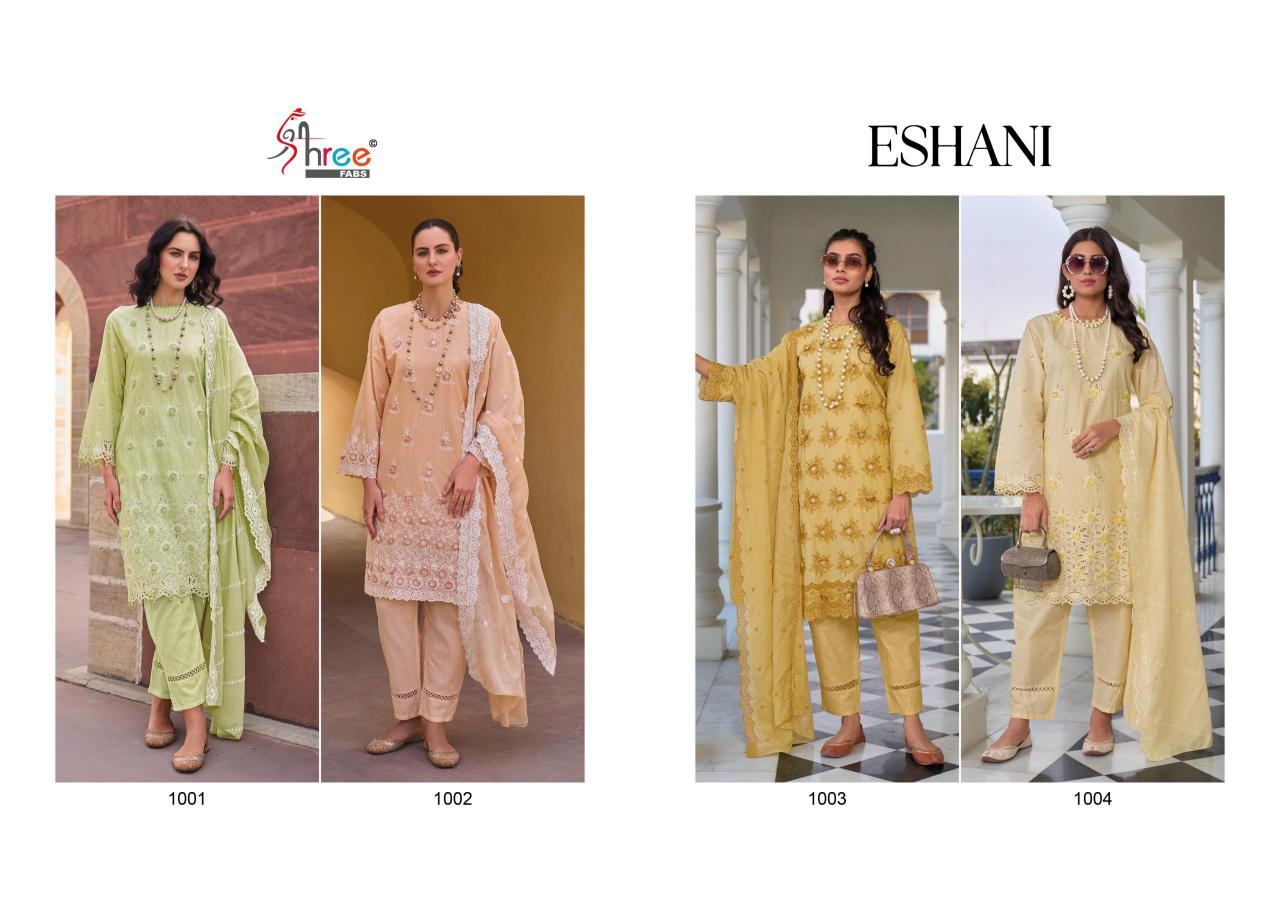 Shree Fabs Eshani catalog pakistani tribal suits online