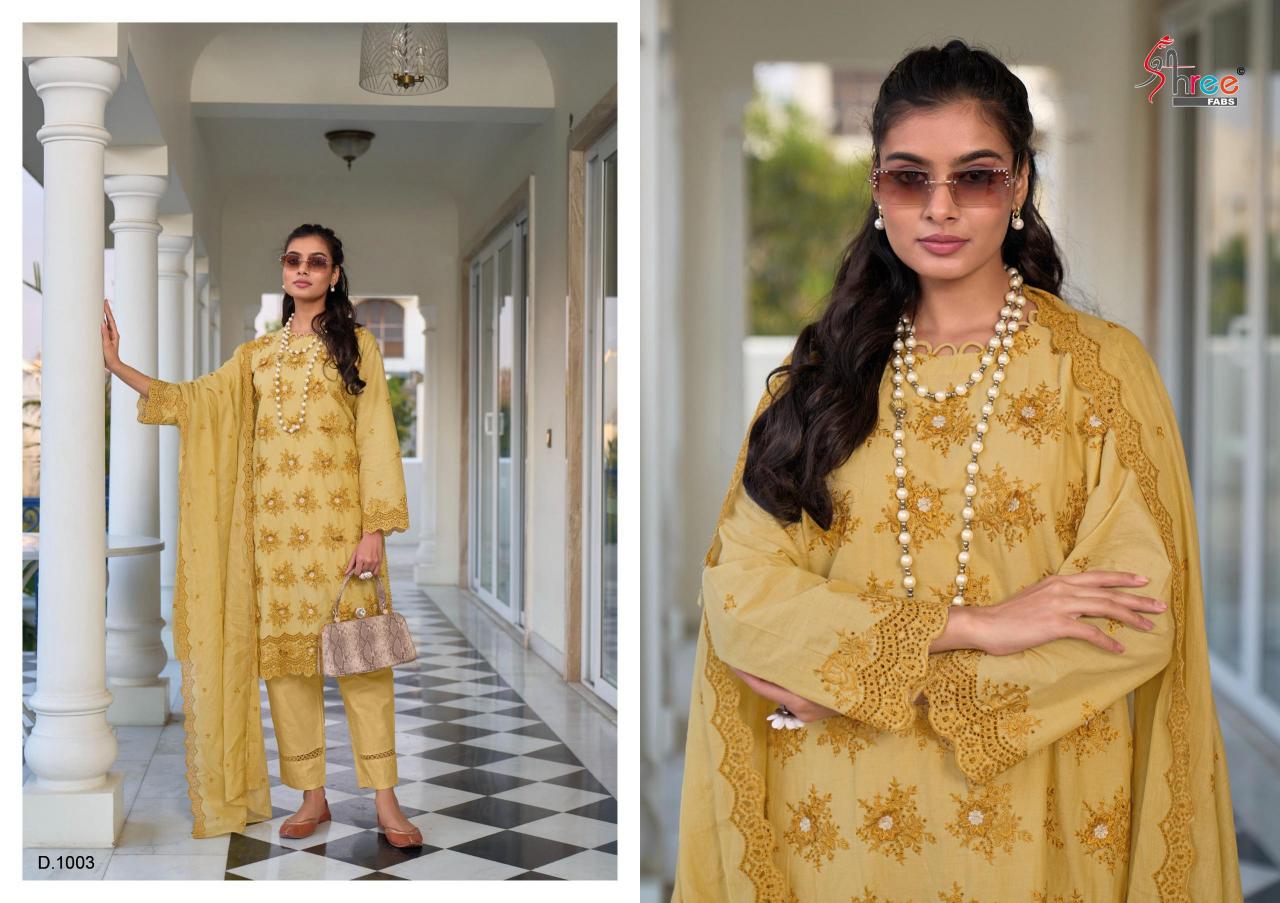 Shree Fabs Eshani catalog pakistani tribal suits online