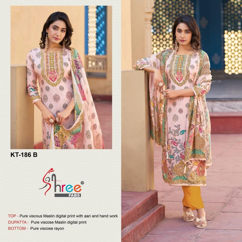 Shree Fabs KT 186 catalog pakistani suits in kuwait