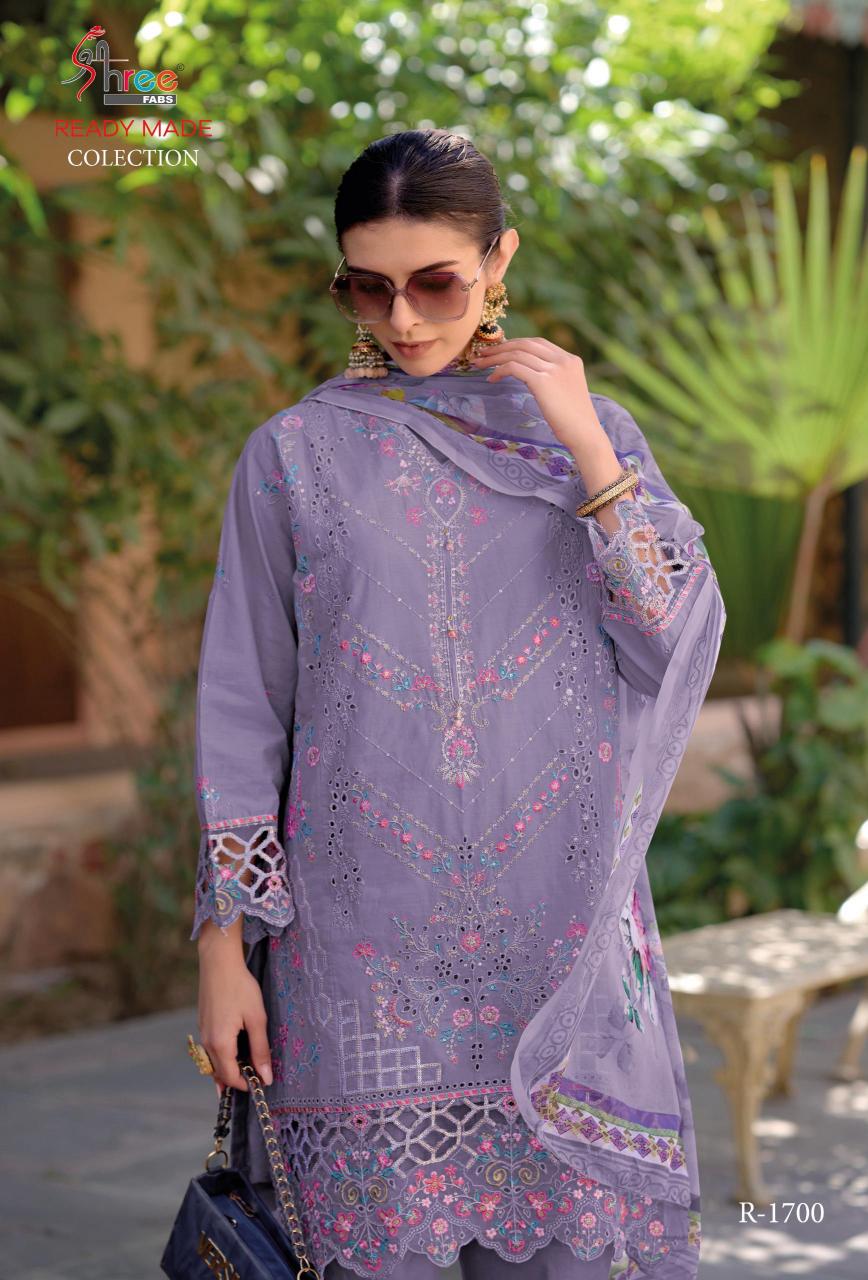 Shree Fabs R 1700 ABCD catalog pakistani suits suppliers