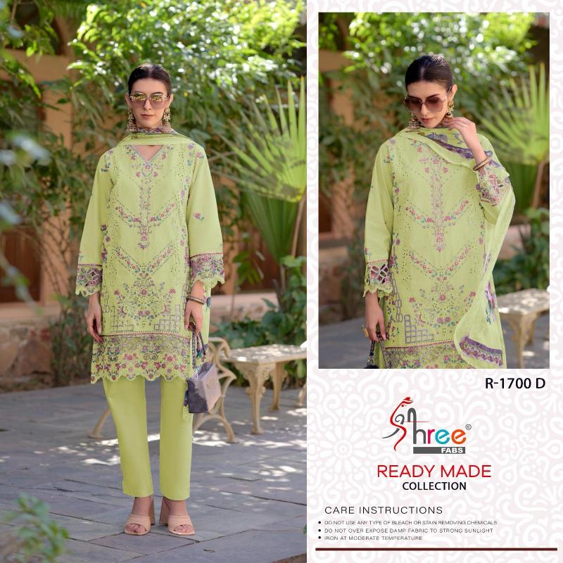 Shree Fabs R 1700 ABCD catalog pakistani suits suppliers