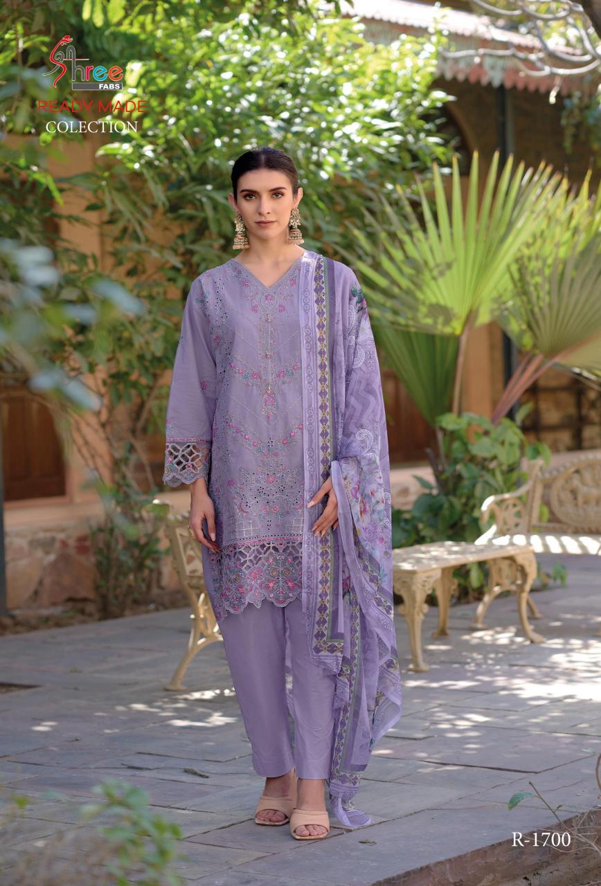 Shree Fabs R 1700 ABCD catalog pakistani suits suppliers