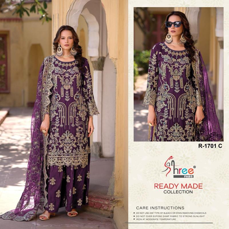 Shree Fabs R 1701 catalog latest pakistani suits 2025