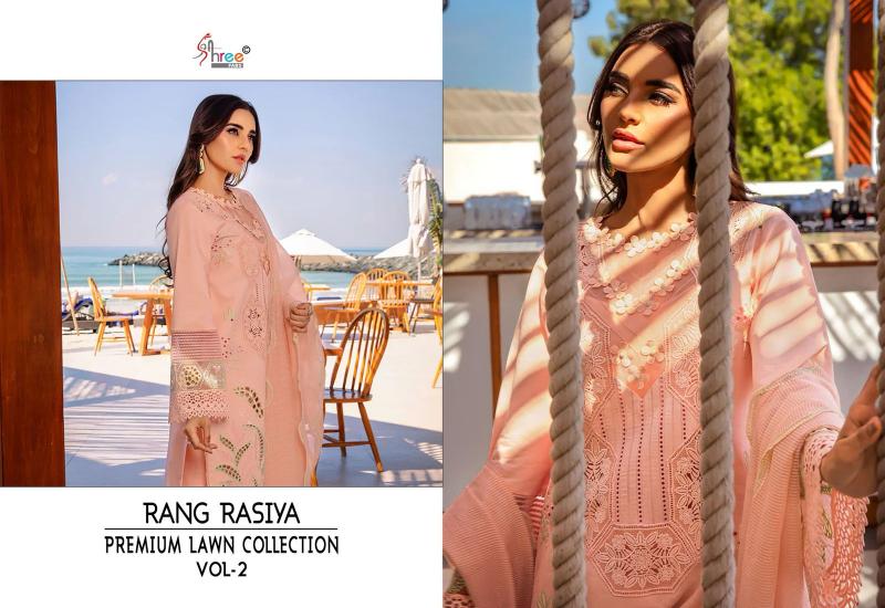 Shree Fabs Rang Rasiya Lawn Collection Vol 2 catalog pakistani plazo suits images