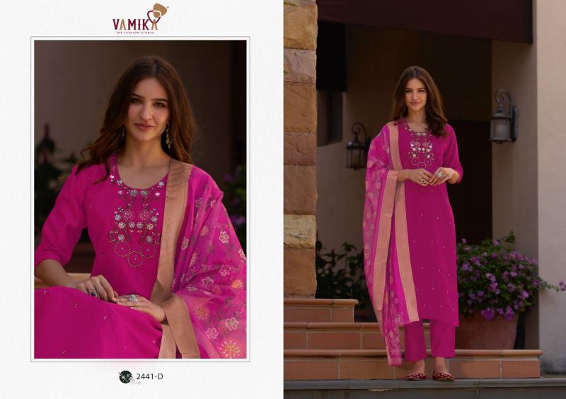 Vamika Jannat Vol 1 (D.NO.2441A To 2441D) catalog domestic kurti buyer in india