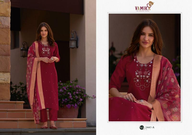 Vamika Jannat Vol 1 (D.NO.2441A To 2441D) catalog domestic kurti buyer in india