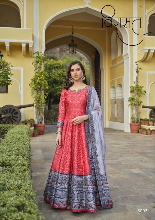 Virasat Ratrani catalog Designer women anarkali kurti online india