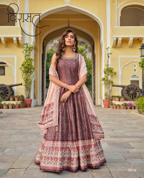 Virasat Ratrani catalog Designer women anarkali kurti online india