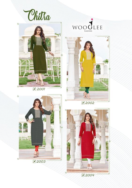 Wooglee Chitra Catalog buy kurtis wholesale online india