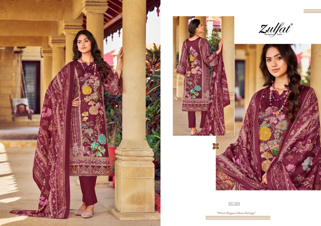 Zulfat Sangini Vol 6 Catalog wholesale dress materials in baroda