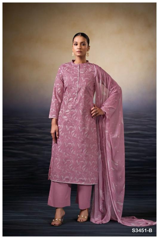 Ganga Kaczie 3451 catalog indian salwar kameez wholesale price