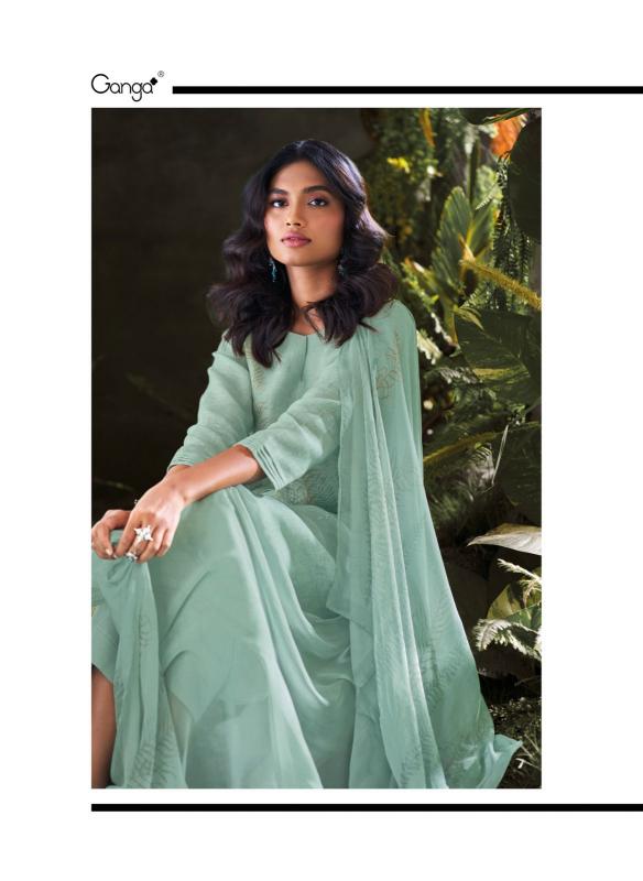 Ganga Omnia catalog wholesale unstitched salwar kameez material