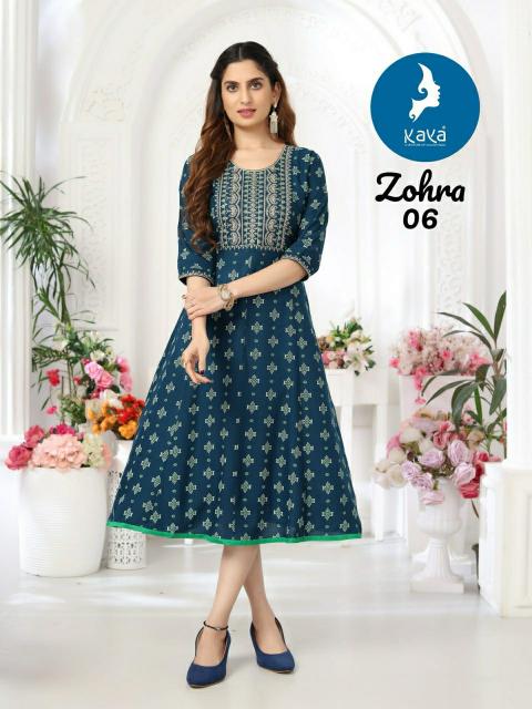 Kaya Zohra Catalog anarkali kurti buy online india