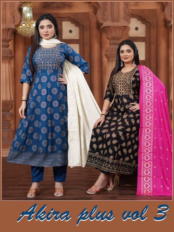 Padmavati Akira Plus vol 3 catalog kantha stitch kurti online india
